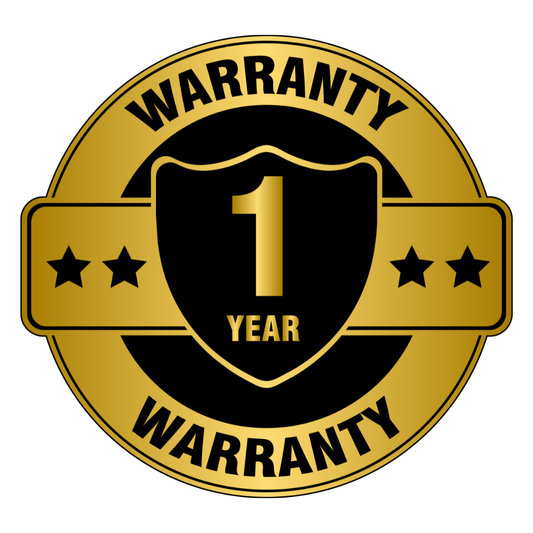 Extended 1-Year Warranty (Previously 90 Days)